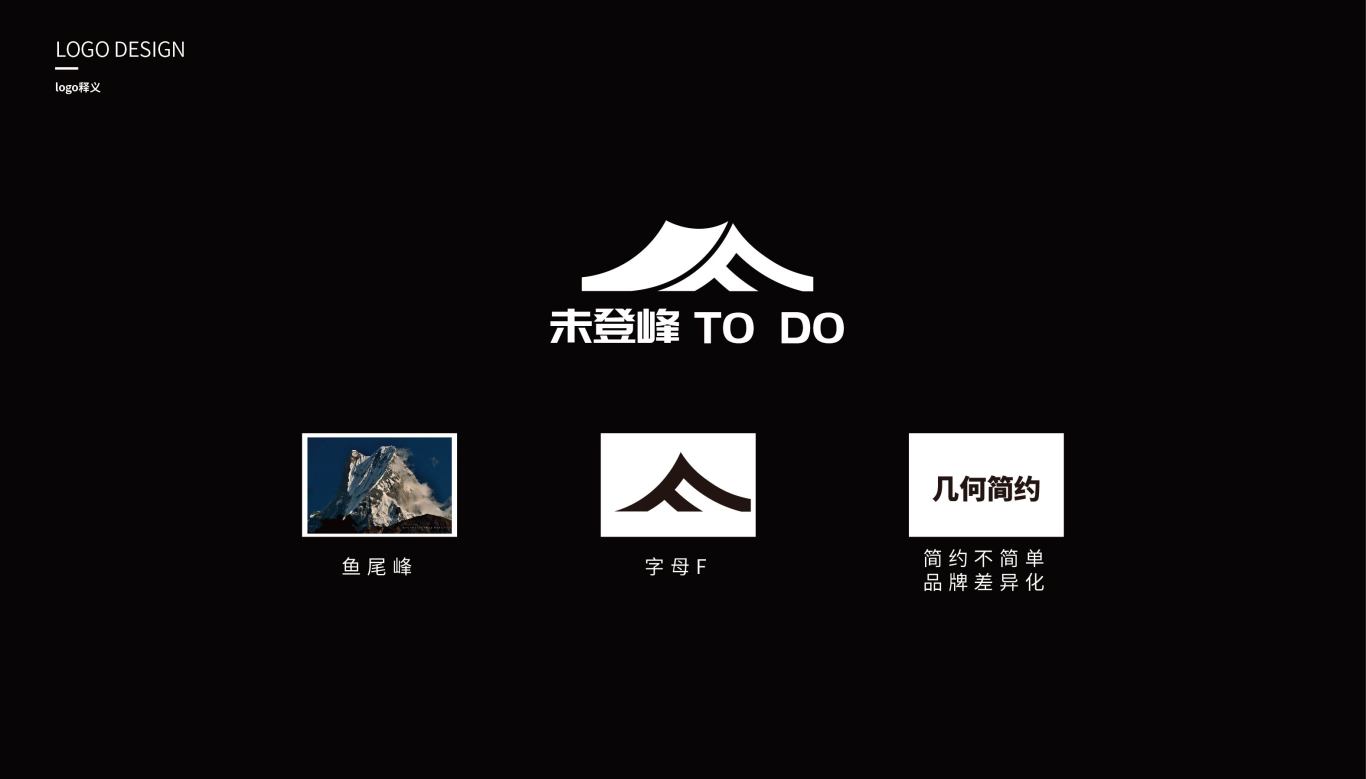 标志 | “未登峰”登山运动服装logo设计图3
