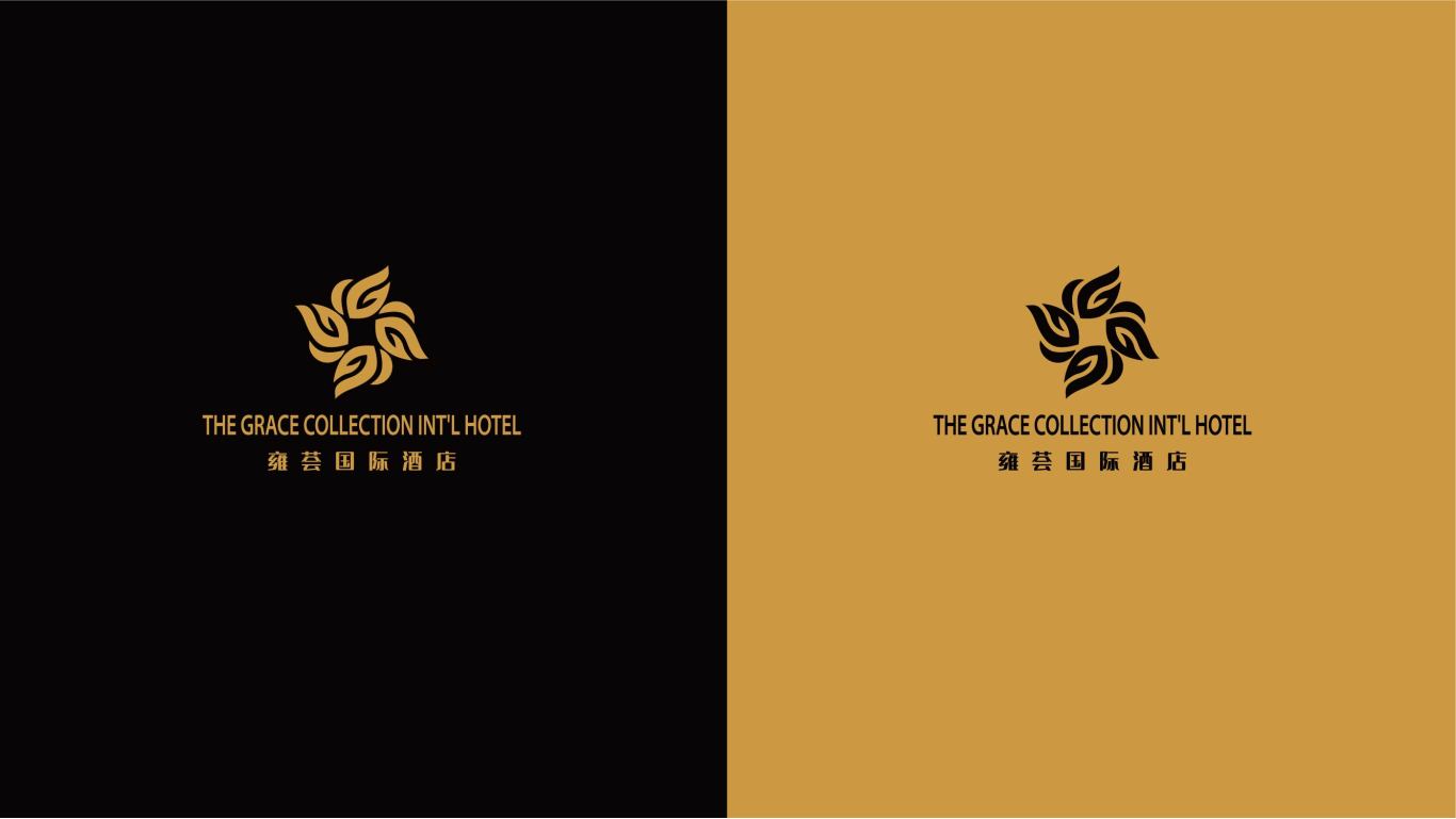 标志 | “雍荟国际”酒店logo设计图1