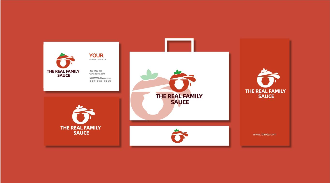 标志 | “The real family sauce”酱汁食品logo设计图6