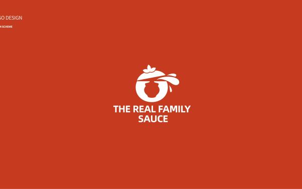 标志 | “The real family sauce”酱汁食品logo设计