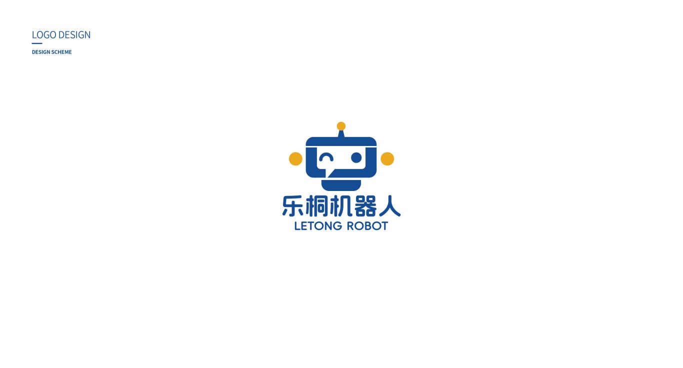 标志 | “乐桐机器人”科技教育logo设计图0