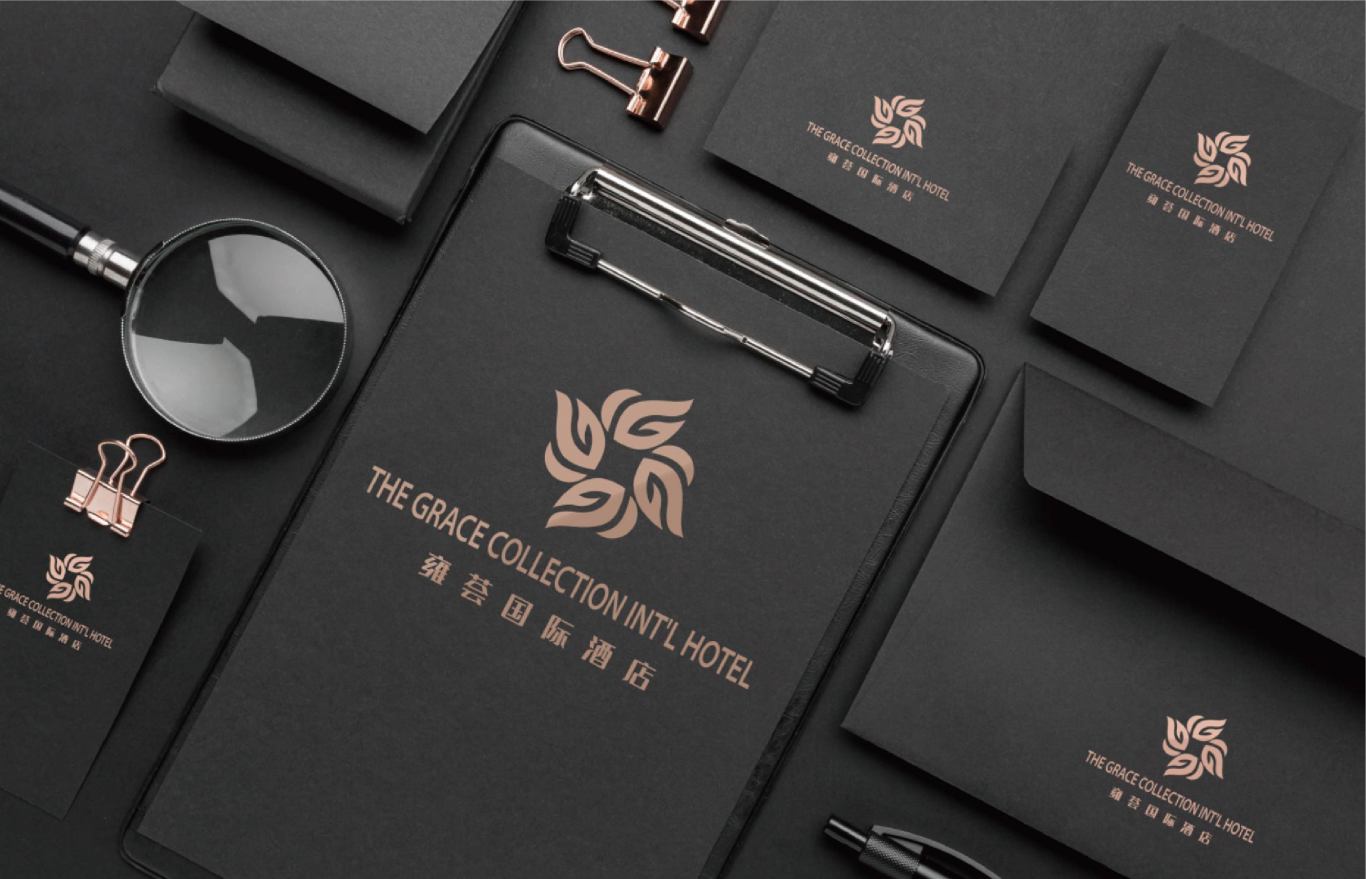 标志 | “雍荟国际”酒店logo设计图7
