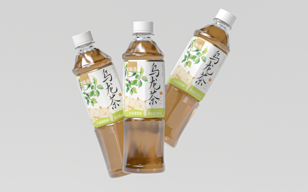 猫语乌龙茶饮料包装设计