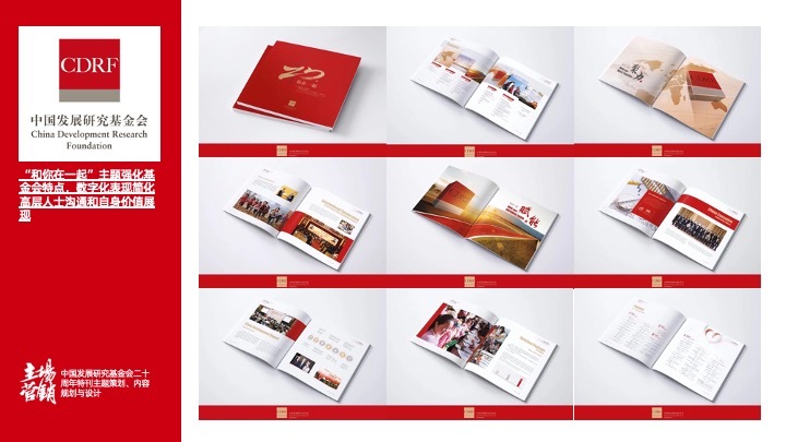 中國發展研究基金會20周年畫冊策劃與設計圖0