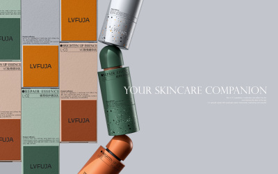 LVFUJA | 護膚品包裝視覺設計