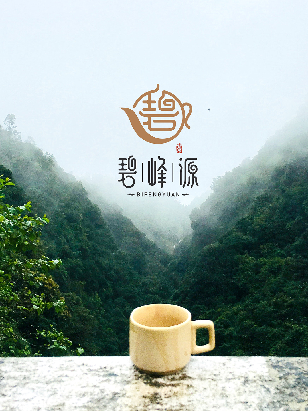 碧峰源茶叶logo设计图6