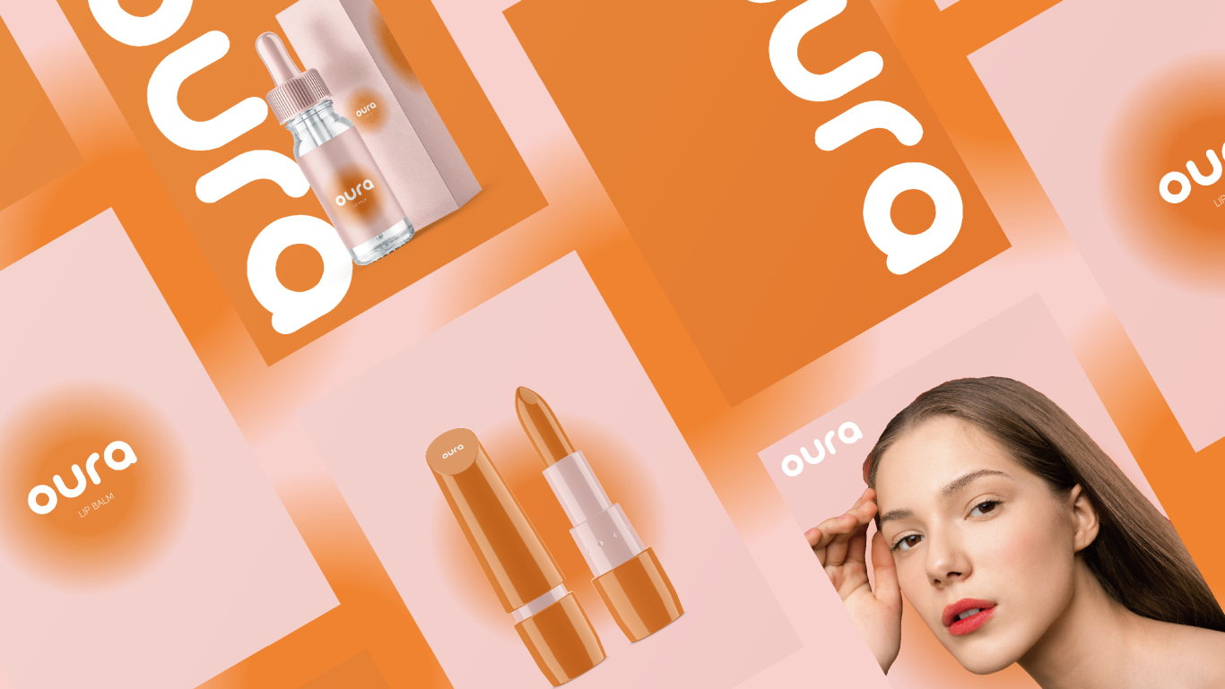 OURA化妆品品牌LOGO设计｜护肤美容医美包装LOGOVI设计图23
