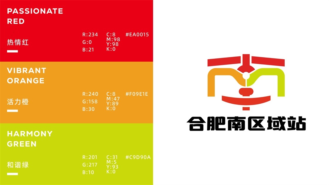 合肥地铁南区域站 logo设计图9