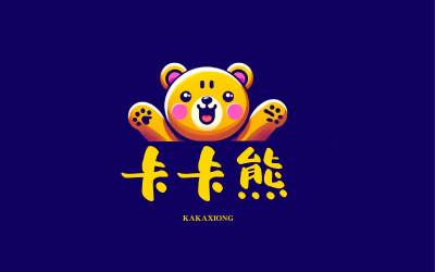 卡卡熊logo设计