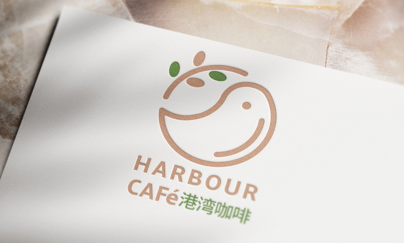港湾咖啡店logo设计图0