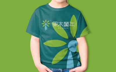 蘇州果木童年兒童親子教育logo設計