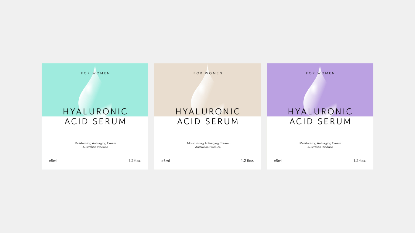 Hyaluronic澳洲化妆品包装设计图1