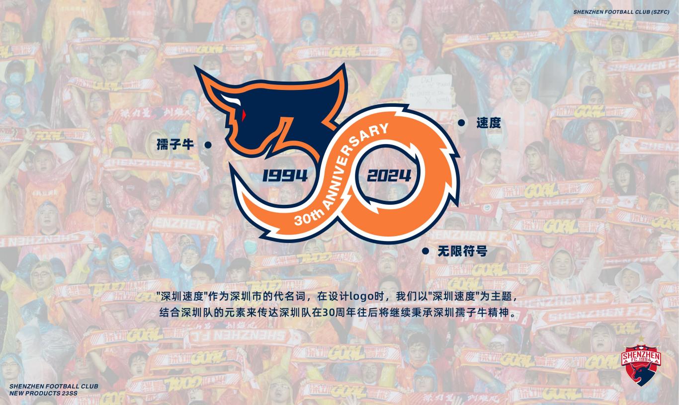 深圳足球队30周年logo图4