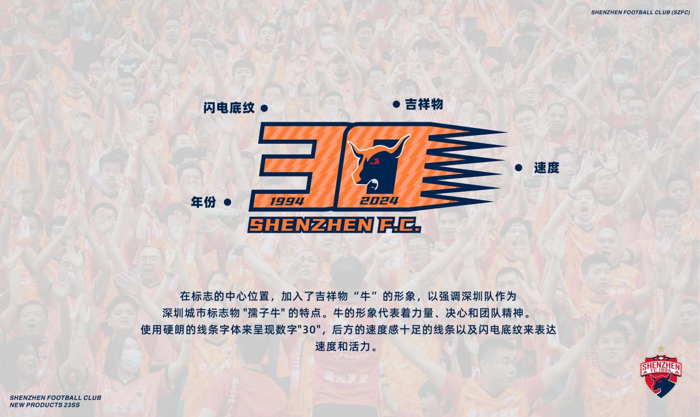 深圳足球队30周年logo图2