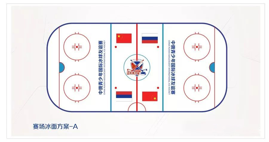 中俄青少年冰球友谊赛场馆环境识别设计与项目实施图0