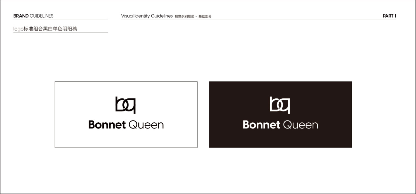 电商睡帽品牌BONNET QUEEN logo及vi设计图2