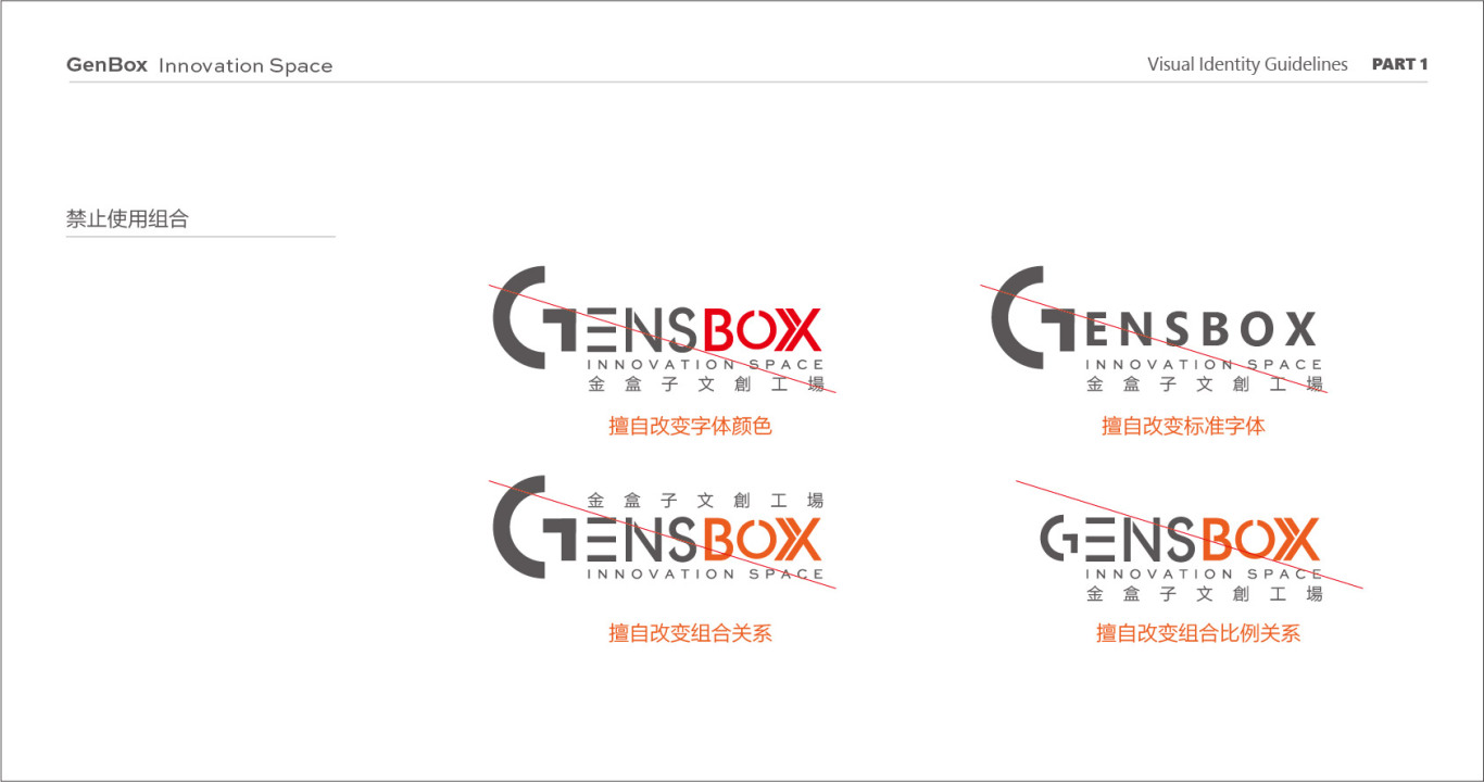 洛杉磯GENSBOX 文創工場logo與vi設計圖10