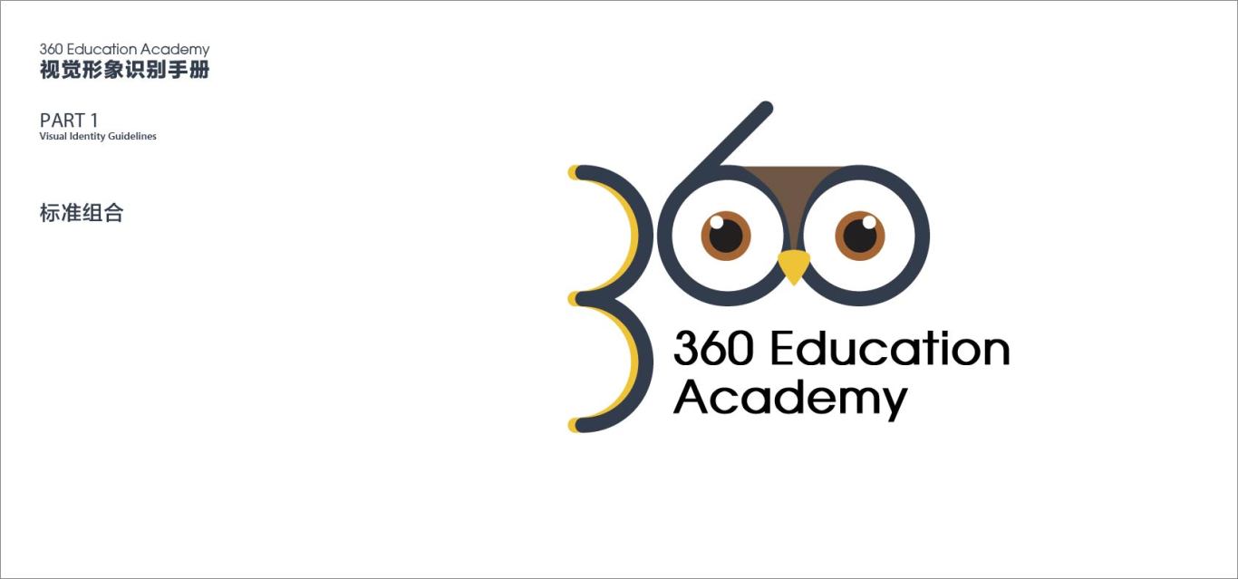 教育品牌360 EDUCATION ACADEMY logo与vi设计图2
