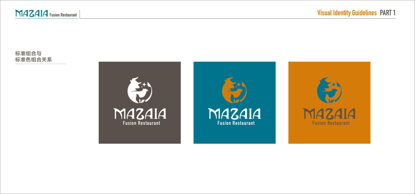 餐廳品牌MAZAIA logo與vi設計圖4