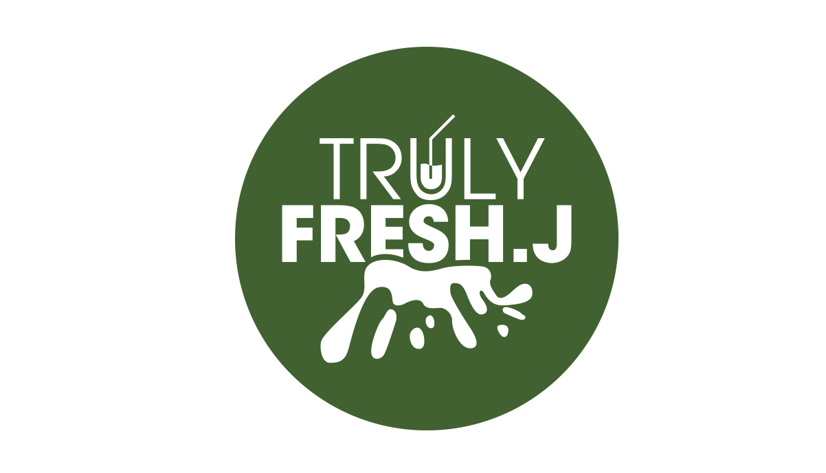 果汁店TRULY FRESH  logo設計圖0