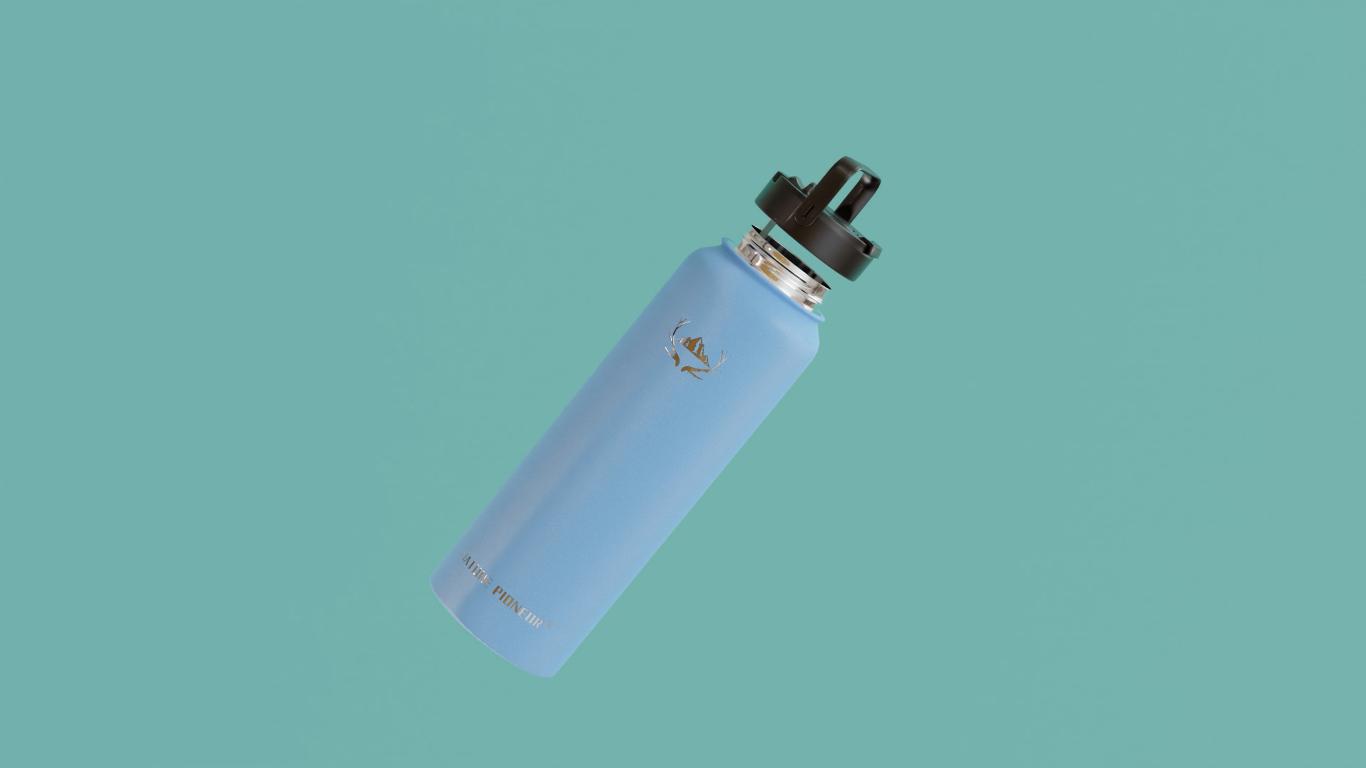 NATURE PIONEOR品牌保温水瓶建模动画分镜图5
