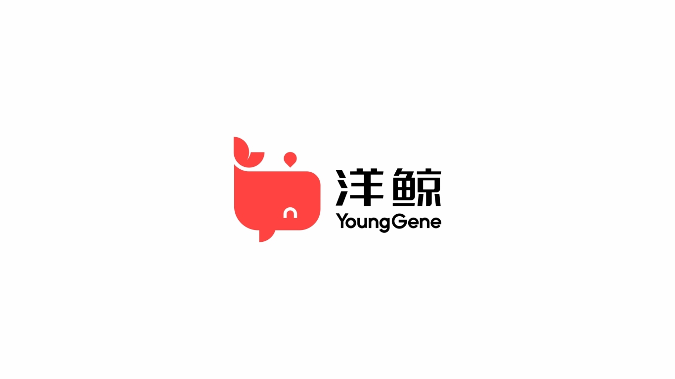  洋鲸 YoungGene电商品牌标志设计图0