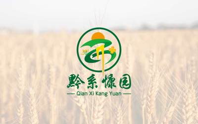 黔系慷園糧油logo設計