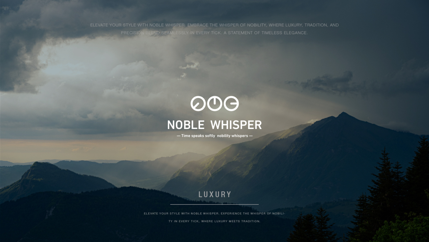 Noble Whisper | 手表LOGO |品牌设计图0