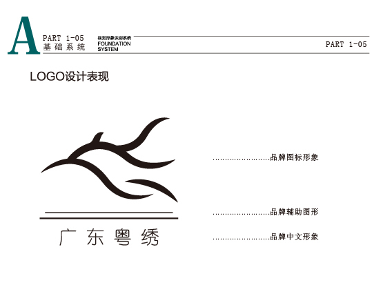 广东粤绣品牌logo，vis案例图5