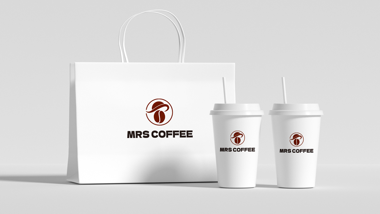 咖啡太太 标志设计图2