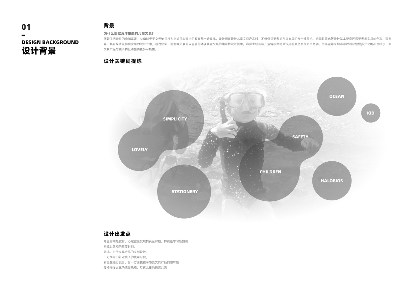 海洋主题系列儿童文具设计图0