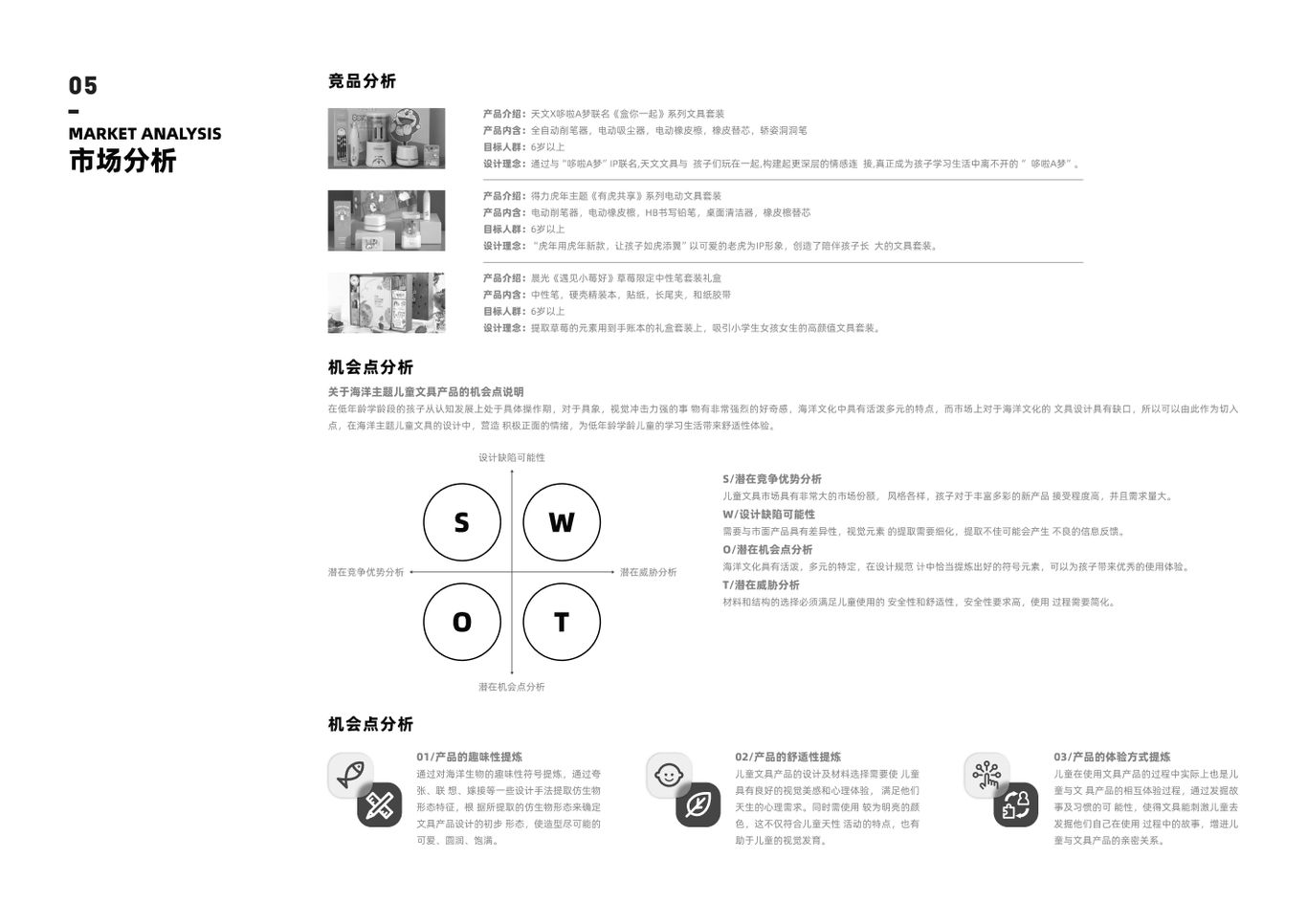 海洋主題系列兒童文具設計圖4