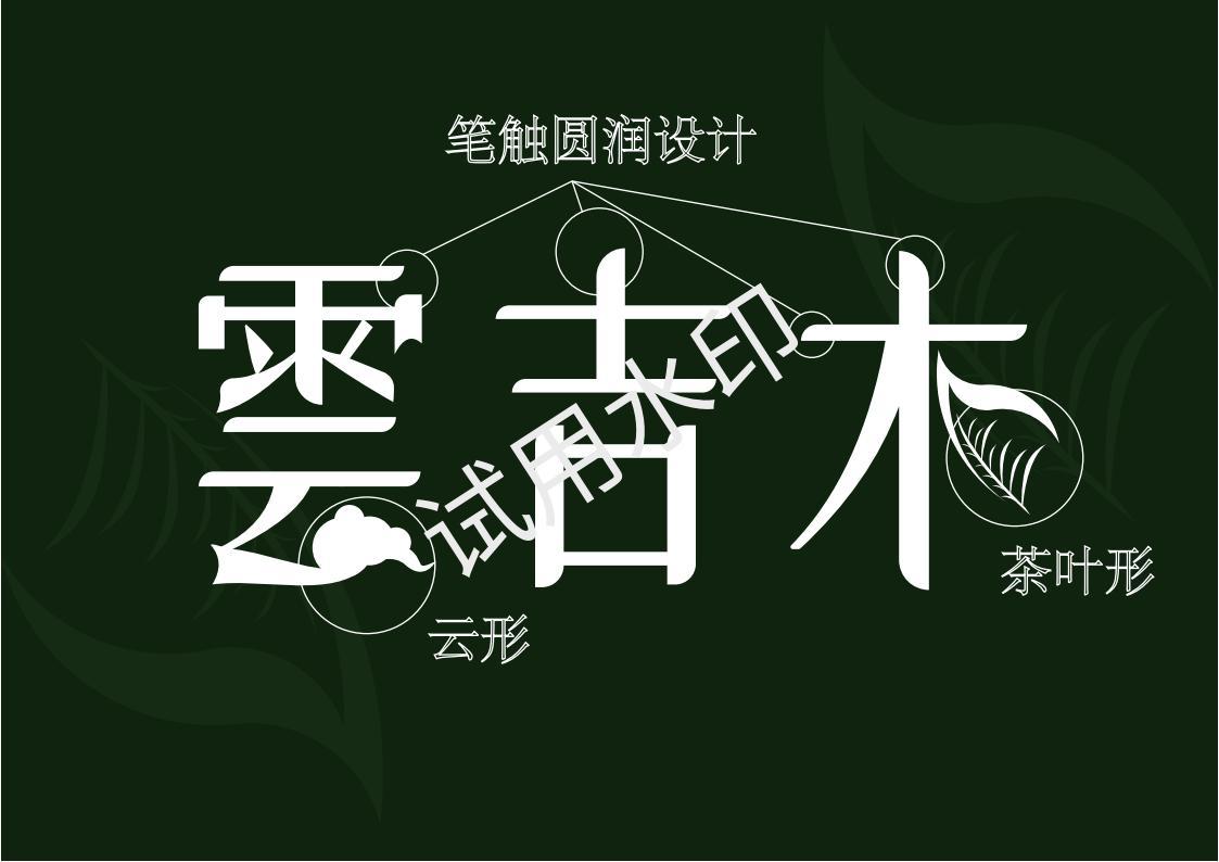 雲吉木茶叶品牌形象设计图3