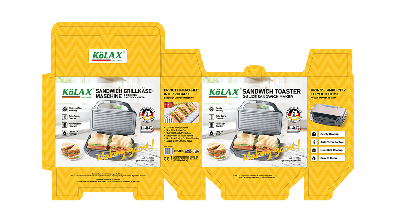 KoLAX三明治机包装设计图3