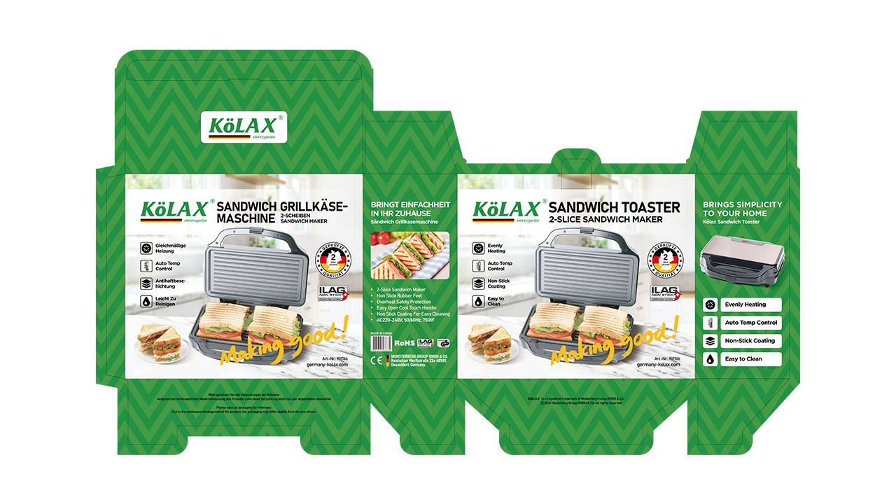 KoLAX三明治机包装设计图4