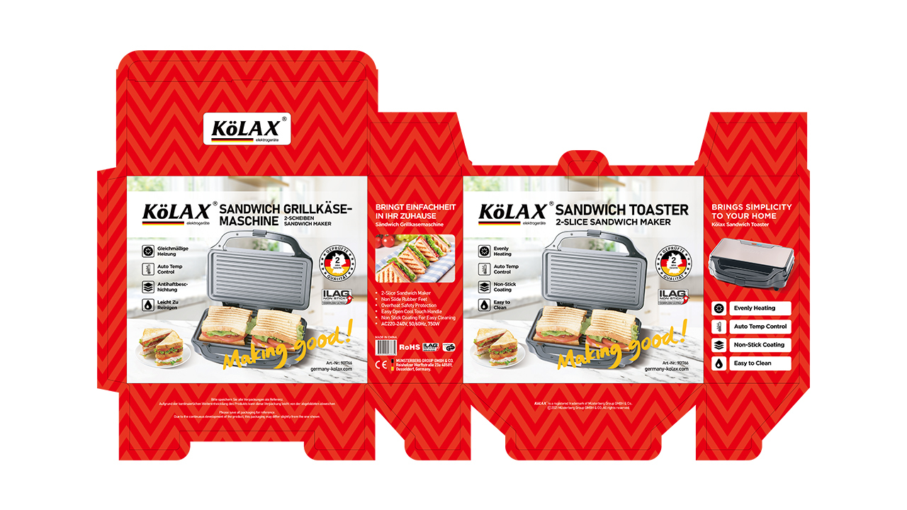 KoLAX三明治机包装设计图5