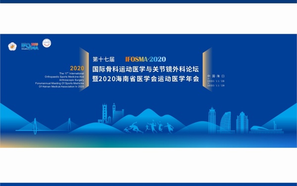 2022年海南医学运动医学活动背景板
