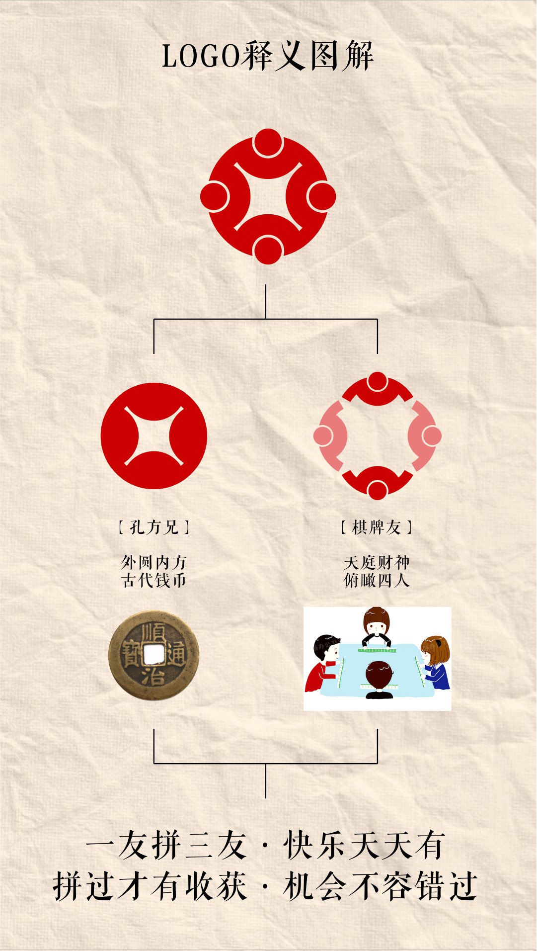 高端棋牌会馆LOGO设计图1