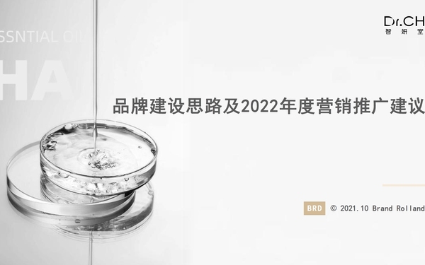 Dr.CH品牌建设思路及2022年度营销推广建议