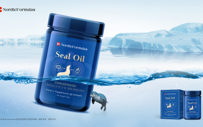 诺赋乐海豹油产品包装设计