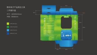 數(shù)碼電子產(chǎn)品清潔工具二件套外盒包裝設(shè)計(jì)