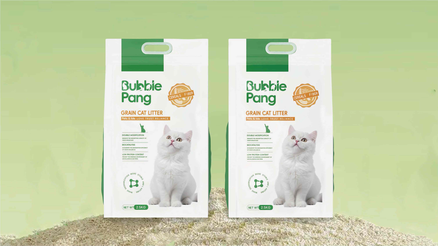 BUBBLE&PANG_猫砂产品包装设计图2