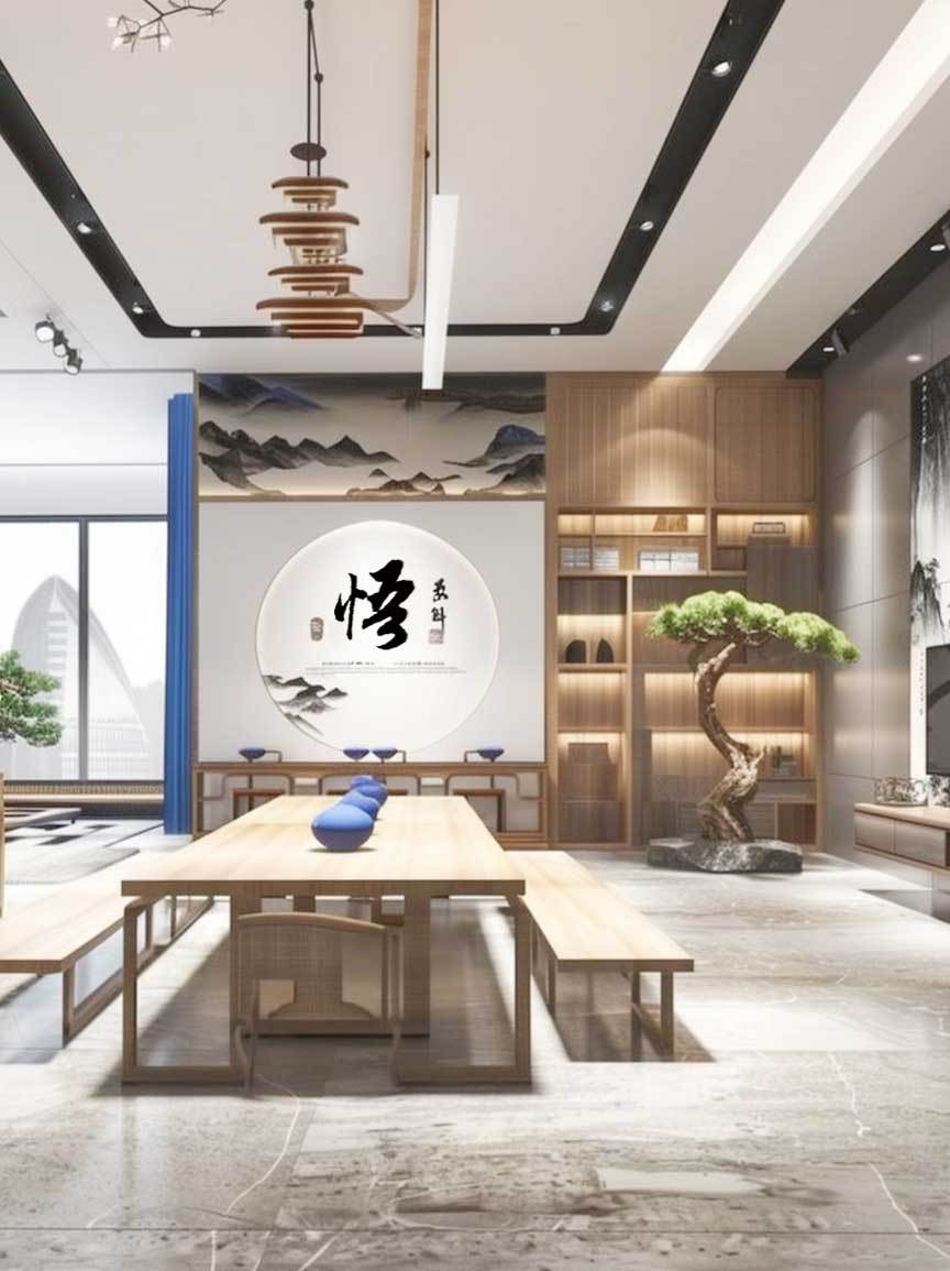 奶茶店SI空間設計圖1