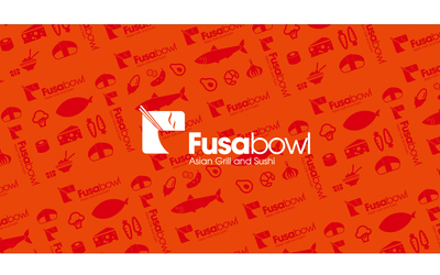 餐馆FUSABOWL logo设计