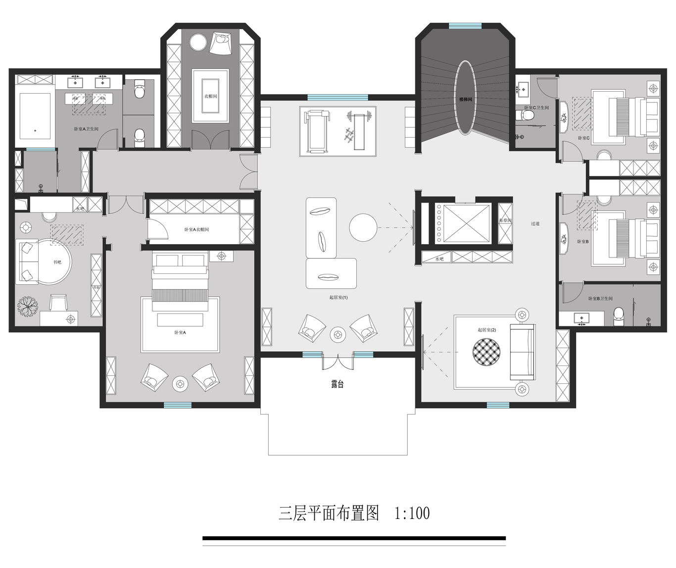 富力仙湖，大连观贤别墅图3