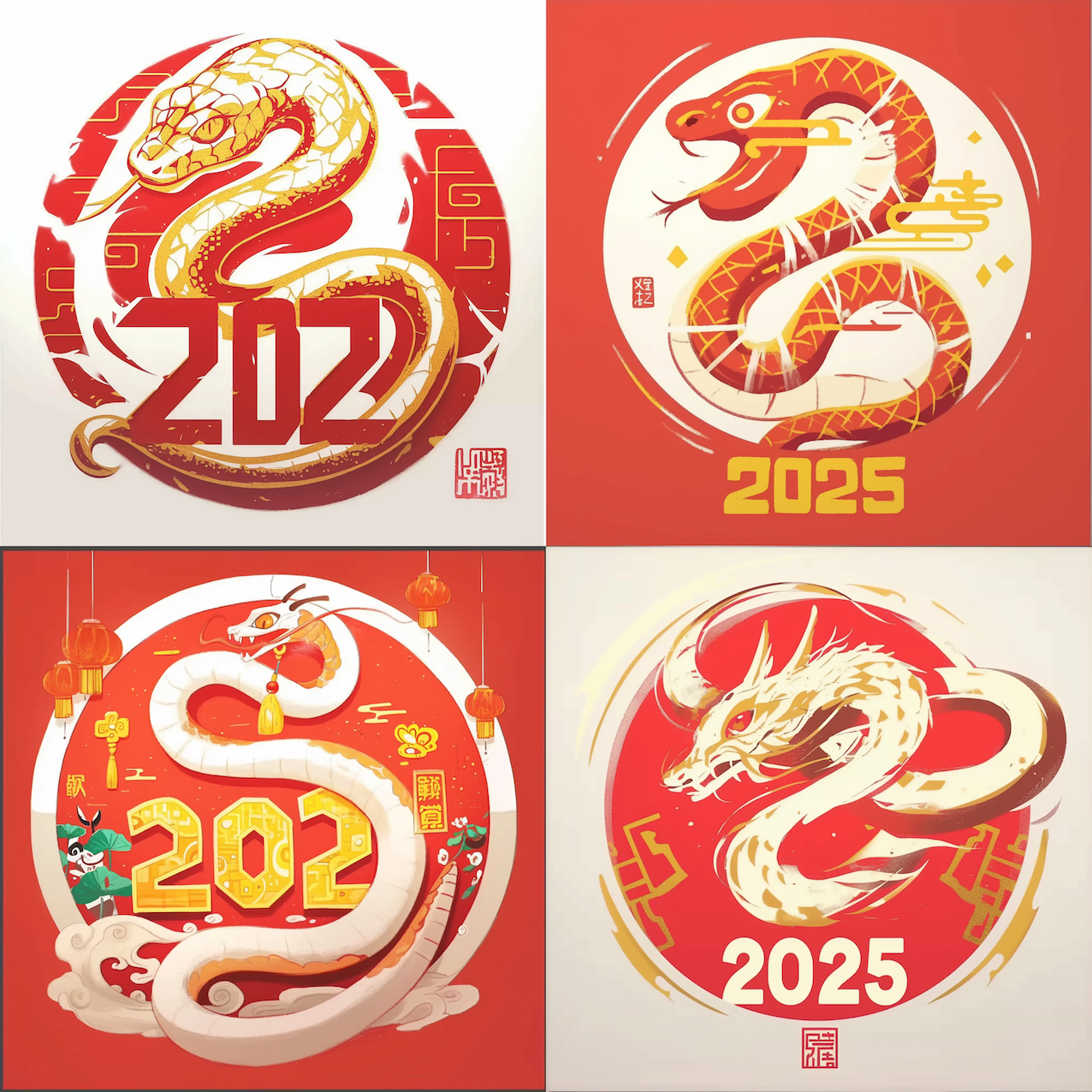 公益征集2025蛇年LOGO图2