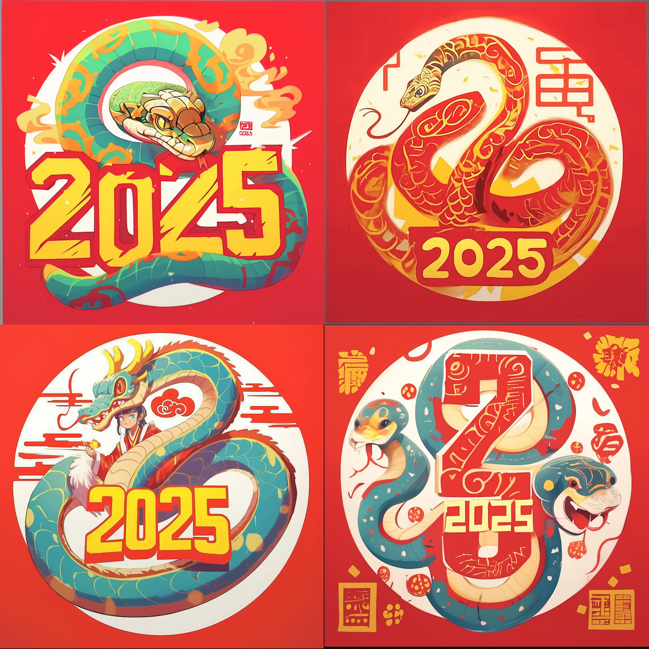 公益征集2025蛇年LOGO图1