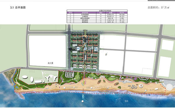 葫芦岛市东戴河国际医疗康养产业园区基础设施工程（滨海景观概念方案）