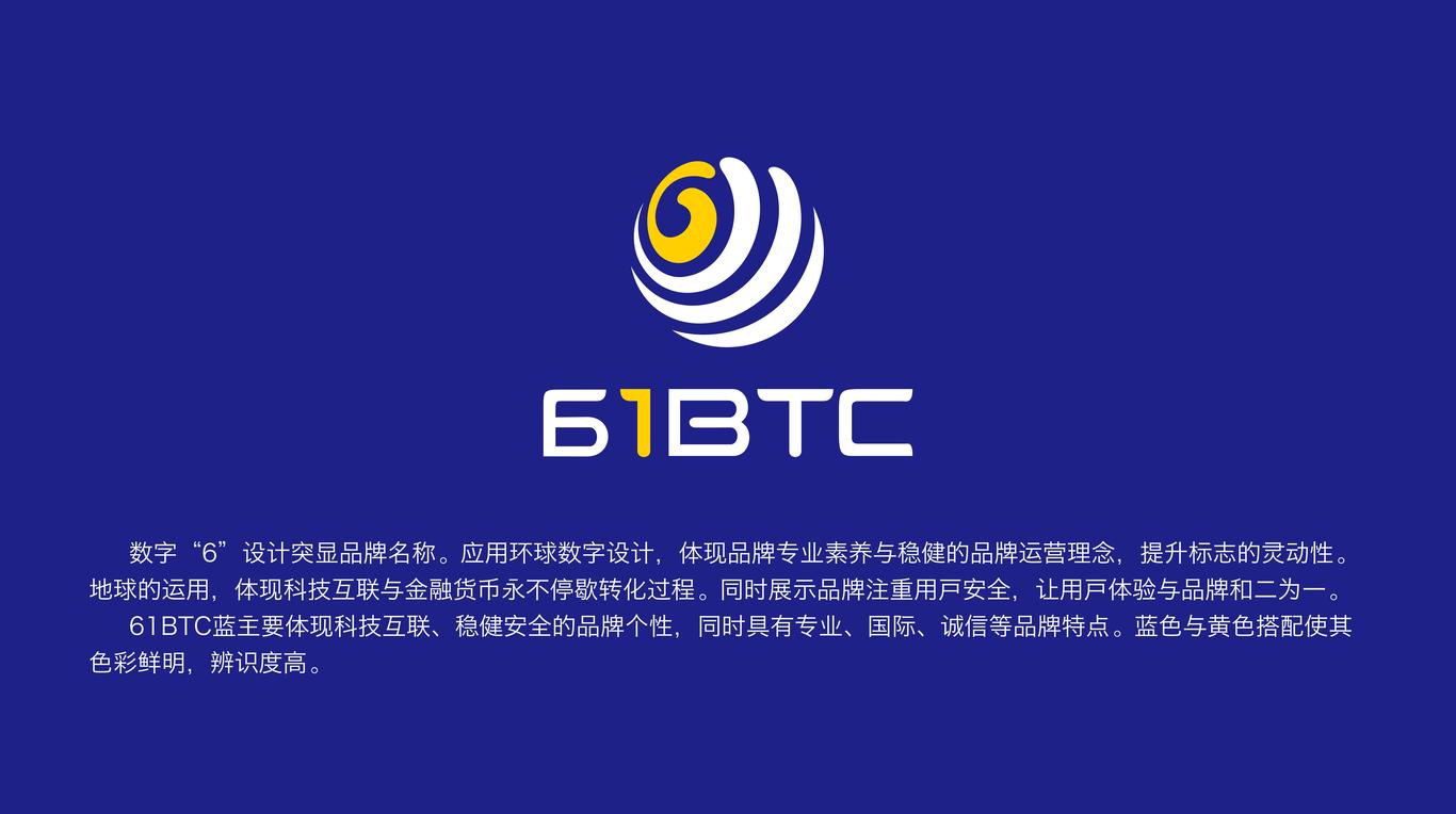 61BTC标志设计图2