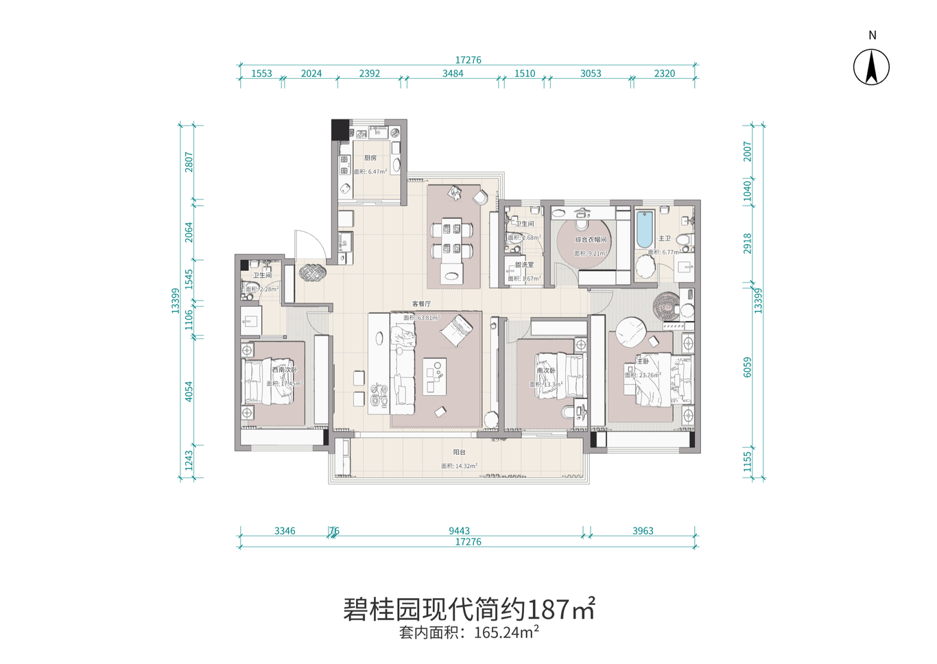 濉溪碧桂園可落地效果圖圖7